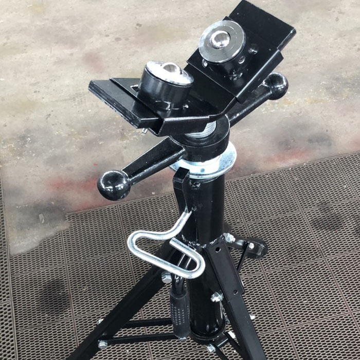 Roller Ball Head Pipe Stand