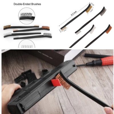 Brass Steel Nylon Bristle Gun Cleaning Brushes